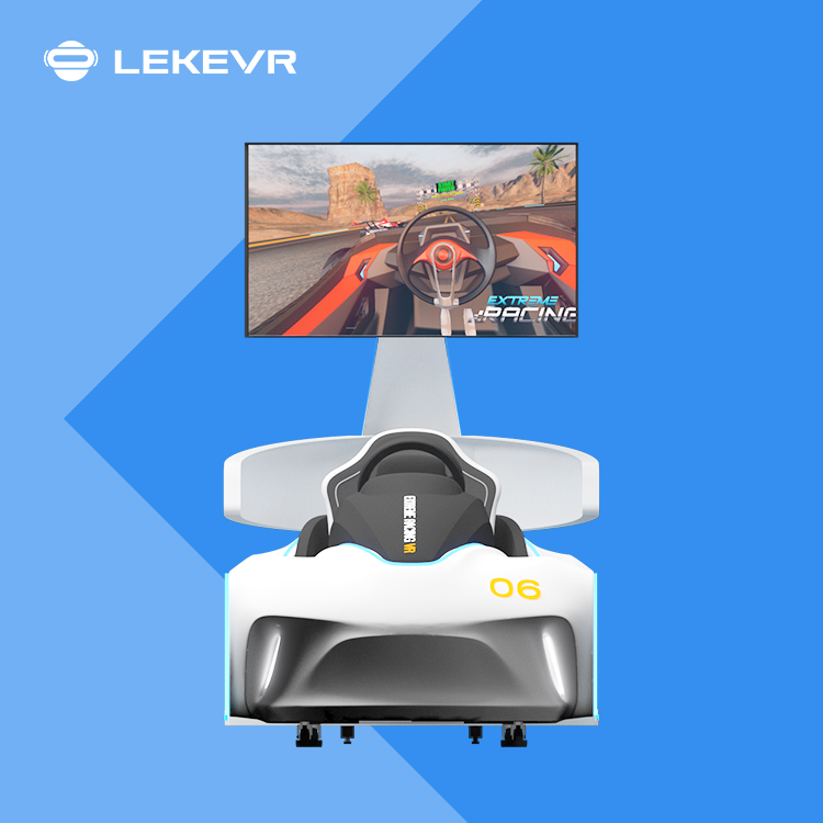 LEKE VR Flash Racing محاكي للواقع الافتراضي ملاهي سيارات محاكي