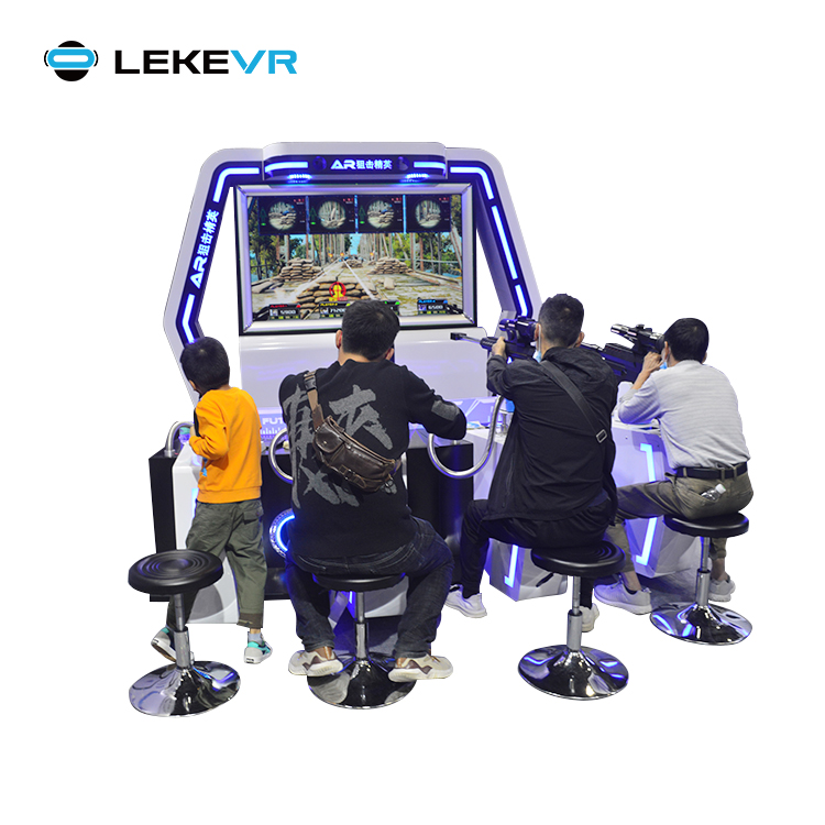 LEKE VR AR Sniper Elite آلة ألعاب الرماية متعددة اللاعبين الواقع الافتراضي Them Park Arcade Machine 