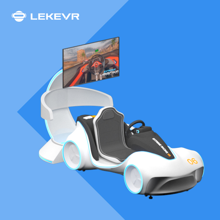 LEKE VR Flash Racing محاكي للواقع الافتراضي ملاهي سيارات محاكي